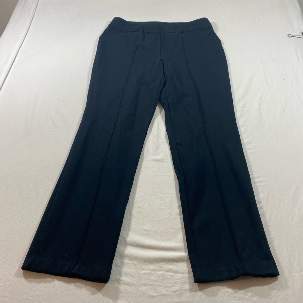 Est 1946 Pants elastic waist women’s medium Black stretch slacks